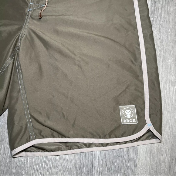 Howler Brothers Board Shorts Men’s Size 38 Brown Swim Trunks Casual Swimming - Picture 2 of 8